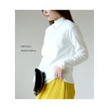 のびのびストレッチフリースハイネックT カットソー レディース | and it | 詳細画像16