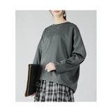 裏起毛カットカルゼコクーンプルオーバー トップス レディース | and it  | 詳細画像10 