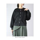 裏起毛カットカルゼパールボタンカーディガン トップス レディース | and it  | 詳細画像14 