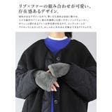 リブ付きファーハンドウォーマー ハンドウォーマー レディース | and it | 詳細画像4