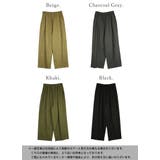 裾タックバルーンツイルイージーパンツ パンツ レディース | and it  | 詳細画像2 