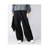 裾タックバルーンツイルイージーパンツ パンツ レディース | and it  | 詳細画像12 