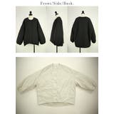 オーバーサイズサイドジップノーカラー中綿ジャケット ジャケット レディース | and it | 詳細画像17