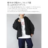オーバーサイズサイドジップノーカラー中綿ジャケット ジャケット レディース | and it | 詳細画像5