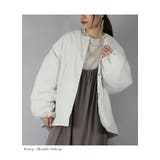 オーバーサイズサイドジップノーカラー中綿ジャケット ジャケット レディース | and it | 詳細画像6