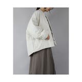 オーバーサイズサイドジップノーカラー中綿ジャケット ジャケット レディース | and it | 詳細画像7