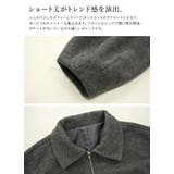 フェイクウールボリュームスリーブショートブルゾン アウター レディース | and it | 詳細画像19