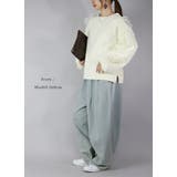 ペアスキン裏ベロアフリルプルオーバー プルオーバー レディース | and it | 詳細画像8