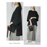 袖折り返しワイドプルオーバー カットソー レディース | and it | 詳細画像6