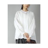 コットン長袖ピンタックブラウス ブラウス レディース | and it  | 詳細画像9 