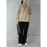 モチコさんコラボ下半身すっきり着圧ストレートパンツ パンツ レディース | and it | 詳細画像5