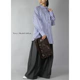 ストライプビッグシルエットシャツ シャツ レディース | and it  | 詳細画像5 