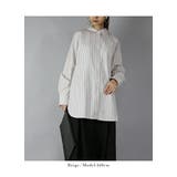 ストライプビッグシルエットシャツ シャツ レディース | and it  | 詳細画像7 
