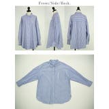 ストライプビッグシルエットシャツ シャツ レディース | and it  | 詳細画像10 
