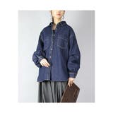 ライトオンスデニムオーバーシャツ シャツ レディース | and it | 詳細画像5