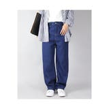 デニム レディース お財布にやさしいセミワイドデニムパンツ | and it | 詳細画像6