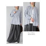 コットン長袖ピンタックブラウス シャツ ブラウス | and it  | 詳細画像9 