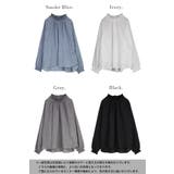 ブラウス レディース リップルシャーリングブラウス | and it  | 詳細画像2 