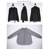 ブラウス レディース リップルシャーリングブラウス | and it  | 詳細画像13 