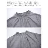 ブラウス レディース リップルシャーリングブラウス | and it  | 詳細画像14 