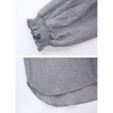 ブラウス レディース リップルシャーリングブラウス | and it  | 詳細画像15 