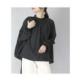 ブラウス レディース リップルシャーリングブラウス | and it  | 詳細画像10 