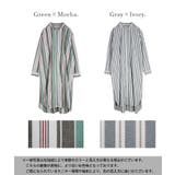 シャツワンピ レディース ポプリン前開き長袖ワンピース | and it  | 詳細画像2 