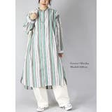 シャツワンピ レディース ポプリン前開き長袖ワンピース | and it  | 詳細画像6 