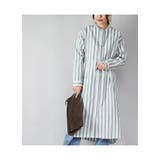 シャツワンピ レディース ポプリン前開き長袖ワンピース | and it  | 詳細画像7 