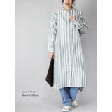 シャツワンピ レディース ポプリン前開き長袖ワンピース | and it  | 詳細画像9 