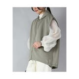 ジレ レディース ポンチフード付きジレ | and it  | 詳細画像9 