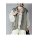 ジレ レディース ポンチフード付きジレ | and it  | 詳細画像10 