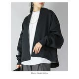 ダンボールニットゆったりこなれフルジップトップス トップス レディース | and it | 詳細画像8