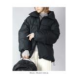 スタンドカラーフェイクダウンコート トップス レディース | and it | 詳細画像12