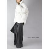 スタンドカラーフェイクダウンコート トップス レディース | and it | 詳細画像9