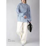 トップス レディース ボリュームスリーブシアートップス | and it  | 詳細画像6 