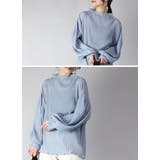 トップス レディース ボリュームスリーブシアートップス | and it  | 詳細画像7 