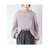 トップス レディース ボリュームスリーブシアートップス | and it  | 詳細画像8 