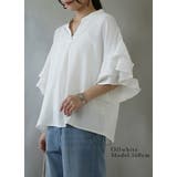 ラッフルスリーブブラウス ブラウス レディース | and it  | 詳細画像13 