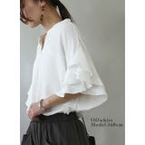 ラッフルスリーブブラウス ブラウス レディース | and it  | 詳細画像14 