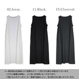 Aラインノースリーブワンピース ワンピース レディースふんわり | and it  | 詳細画像2 