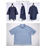 5分袖ワイドデニムブラウス ブラウス レディース | and it  | 詳細画像11 