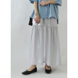 箔プリントフレアスカート スカート レディース | and it  | 詳細画像11 