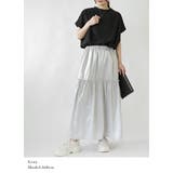 箔プリントフレアスカート スカート レディース | and it  | 詳細画像6 