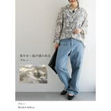 ニュアンス柄シアーシャツアンサンブル シャツ アンサンブル | and it  | 詳細画像12 