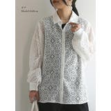 レースシャツアンサンブル ブラウス タンクトップ | and it  | 詳細画像6 
