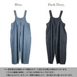 サロペット レディース フロントタックデニムサロペット | and it  | 詳細画像2 