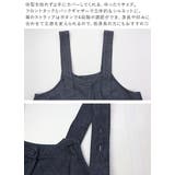 サロペット レディース フロントタックデニムサロペット | and it  | 詳細画像13 