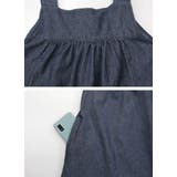 サロペット レディース フロントタックデニムサロペット | and it  | 詳細画像14 