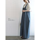 サロペット レディース フロントタックデニムサロペット | and it  | 詳細画像6 